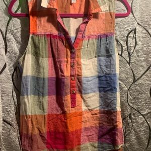 Time in Tru women’s sleeveless top small size 4 to 6